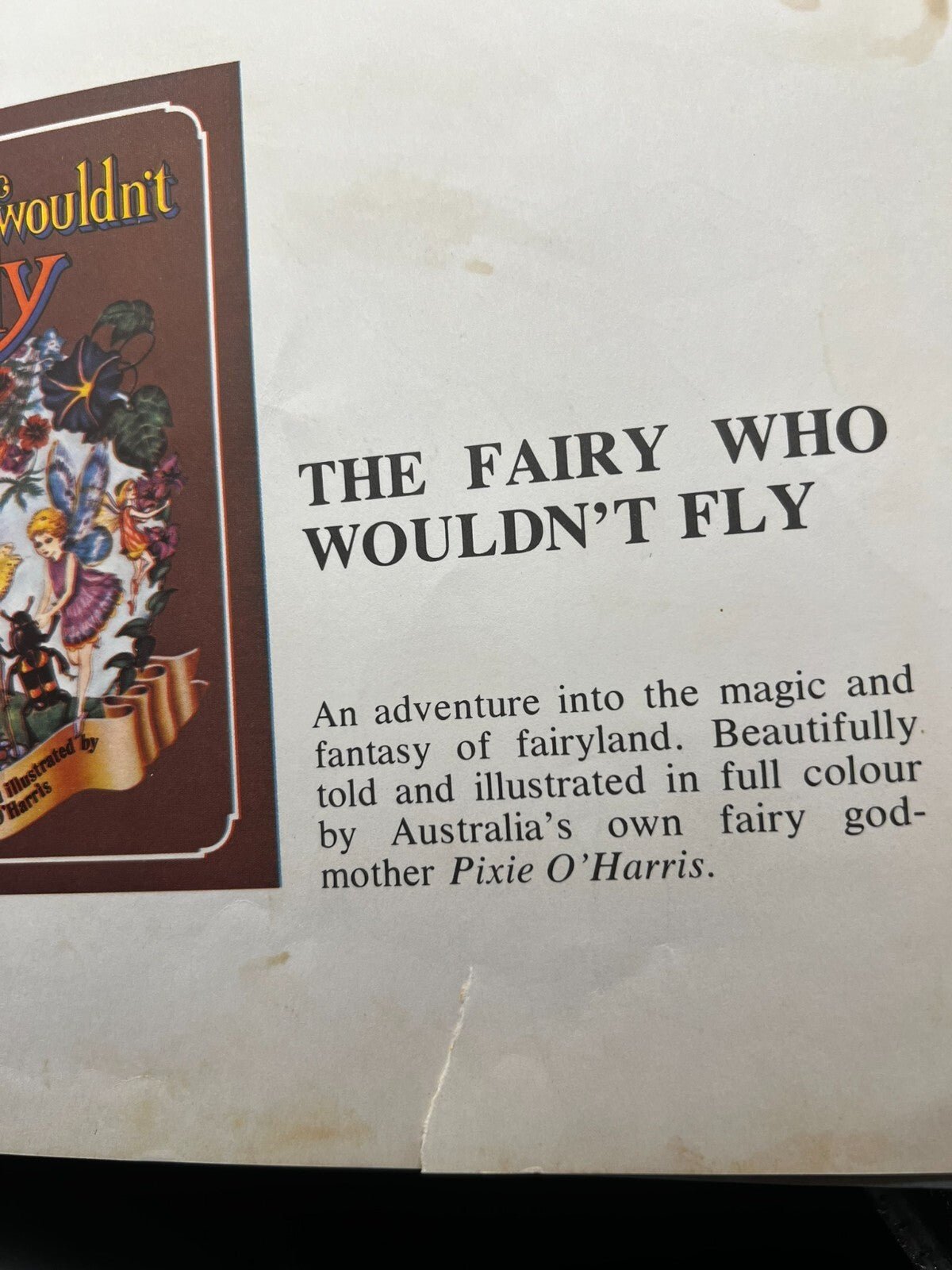 1977 Australian Children's Book Kangaroo Vintage Inscribed 1987 Rare Collectible