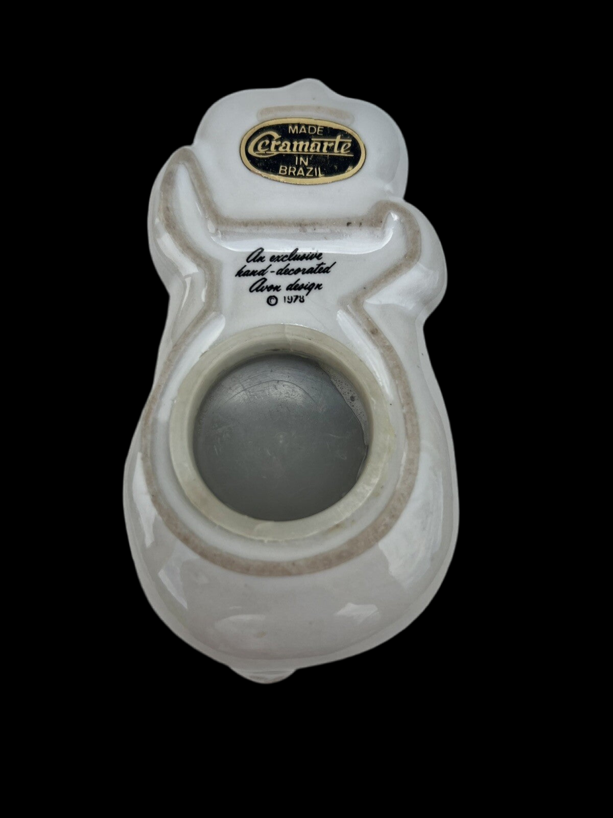 1987 Herbs and Spice Holder, Vintage Animal Trinket, Ceramic Air freshener