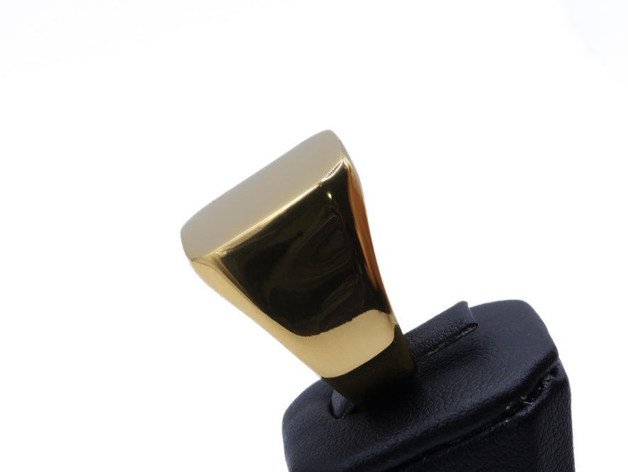 Mens gold-plated ring