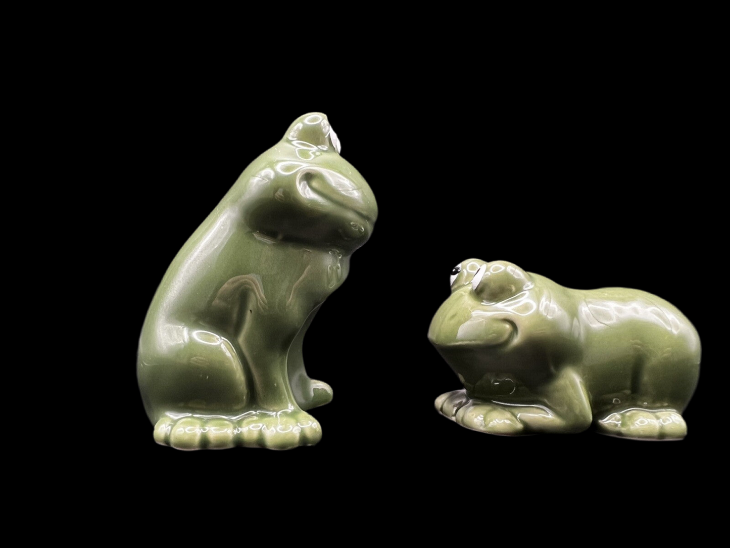 Naughty Playful Frogs Collectible Salt and Pepper Shakers