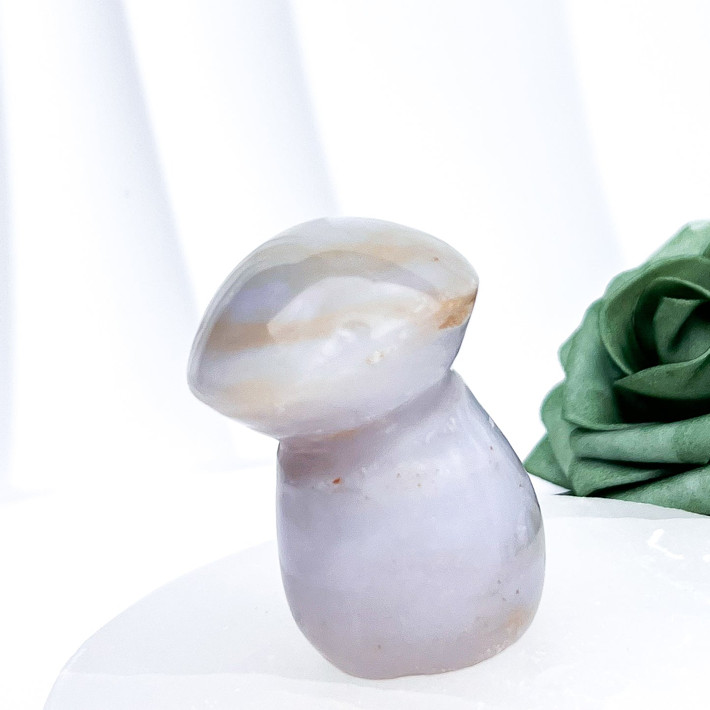Jasper Mushroom Carving #6 | 100g x 5.5cm
