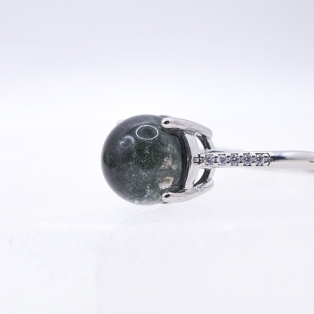 Garden Quartz Adjustable Ring