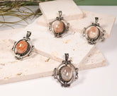 Sakura Agate Rotating Pendant | Intuitively Chosen