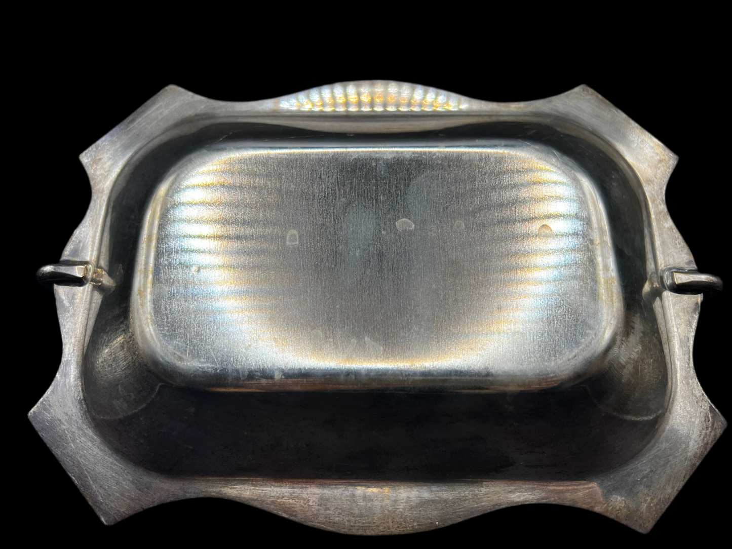 Vintage Goldcraft Anodised Aluminium Handled Bread Basket | Mid-Century Australian Serving Dish | Elegant Retro Fruit Bowl