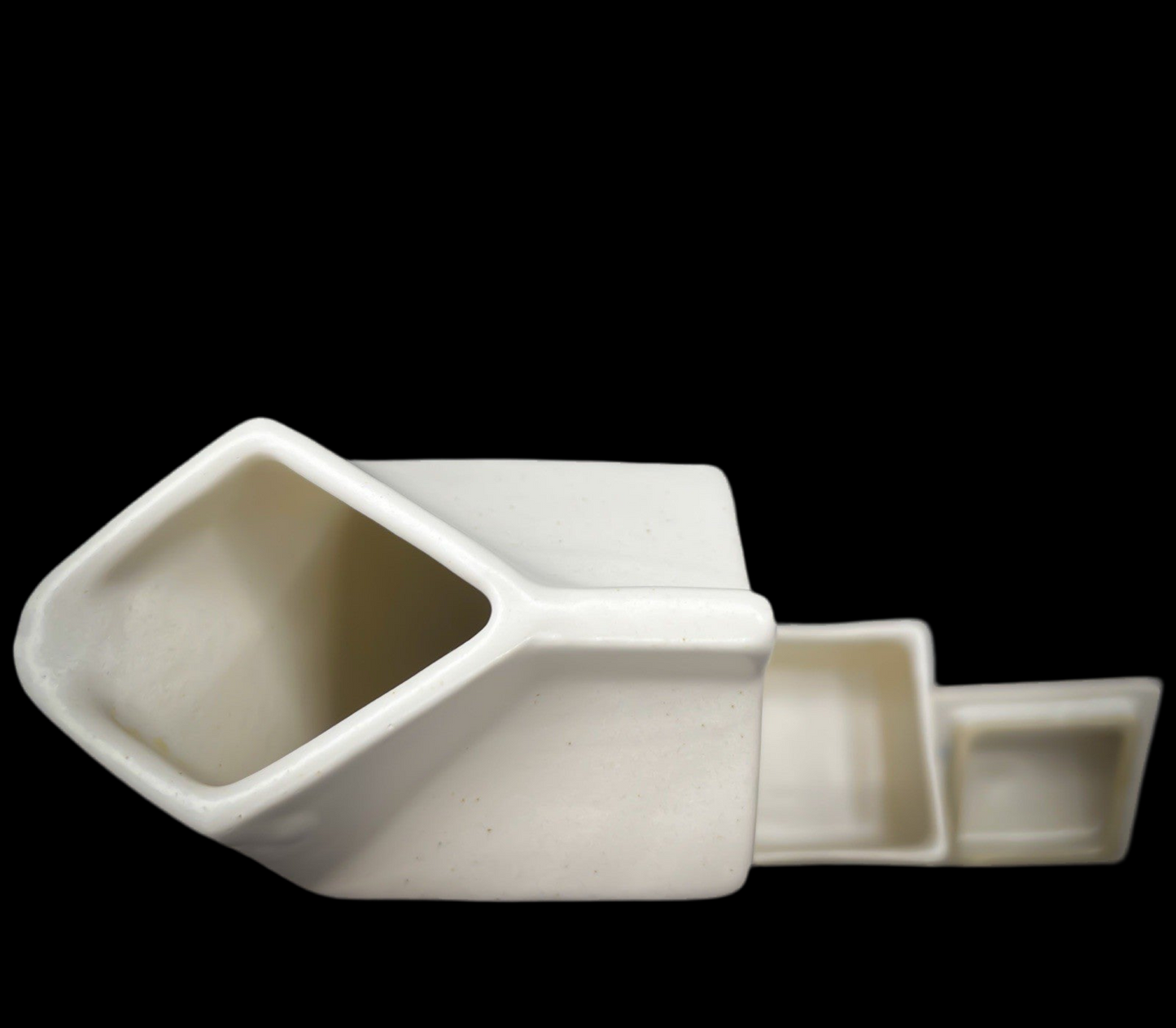 Vintage Milk and Sugar Ceramic Set with Abstract Glaze