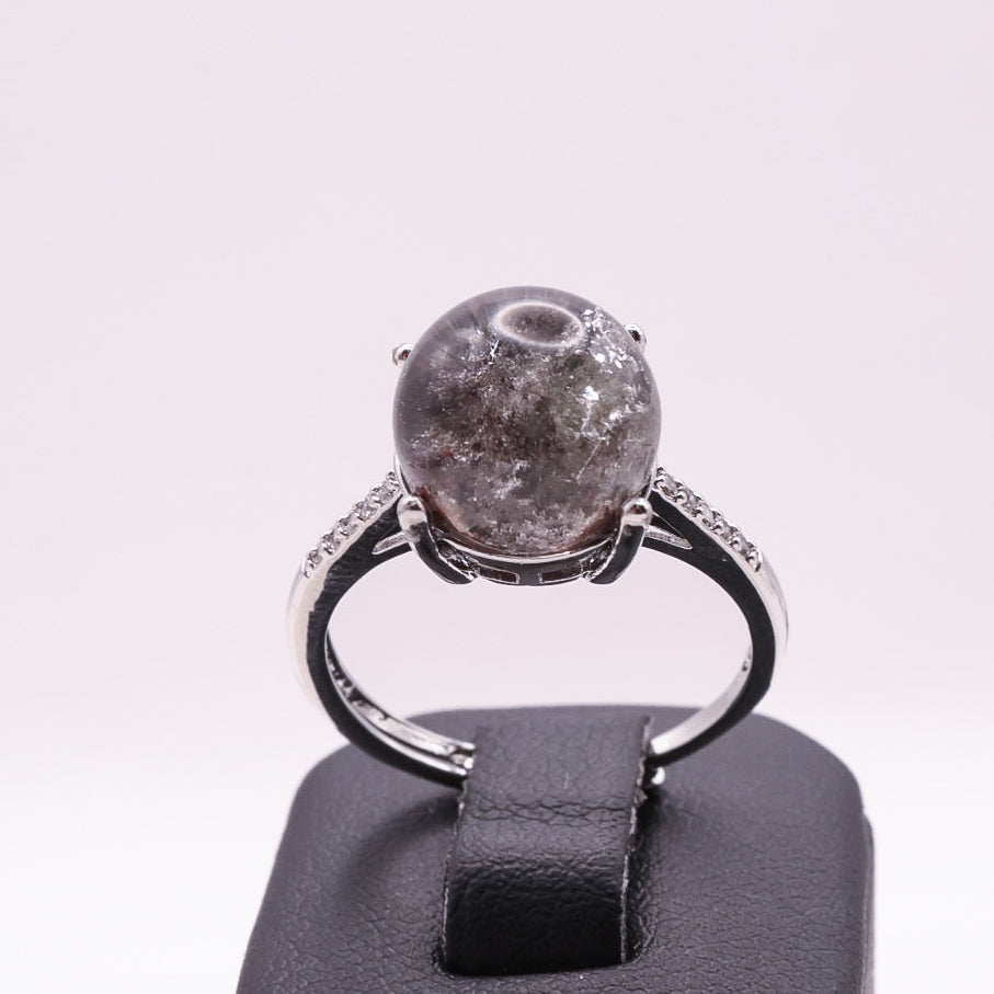 Garden Quartz Adjustable Ring | #9
