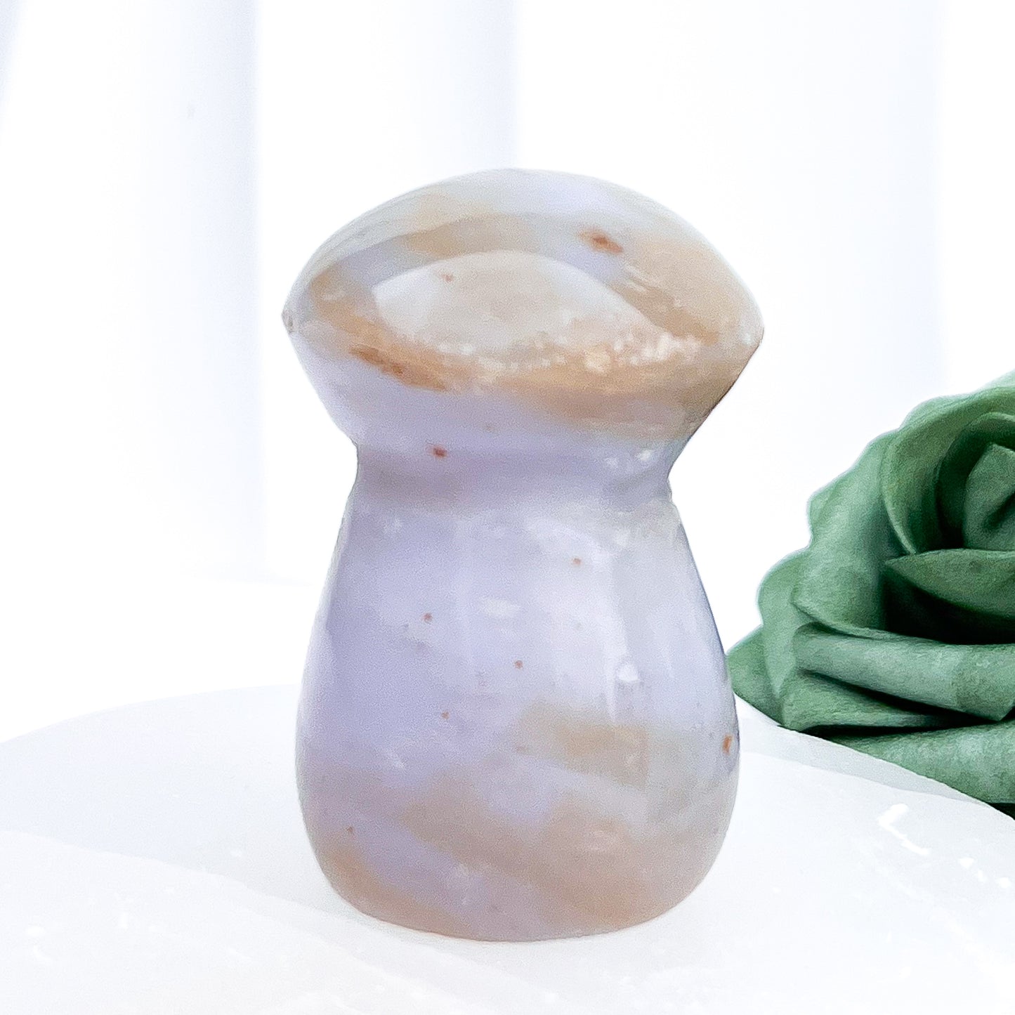 Jasper Mushroom Carving #6 | 100g x 5.5cm