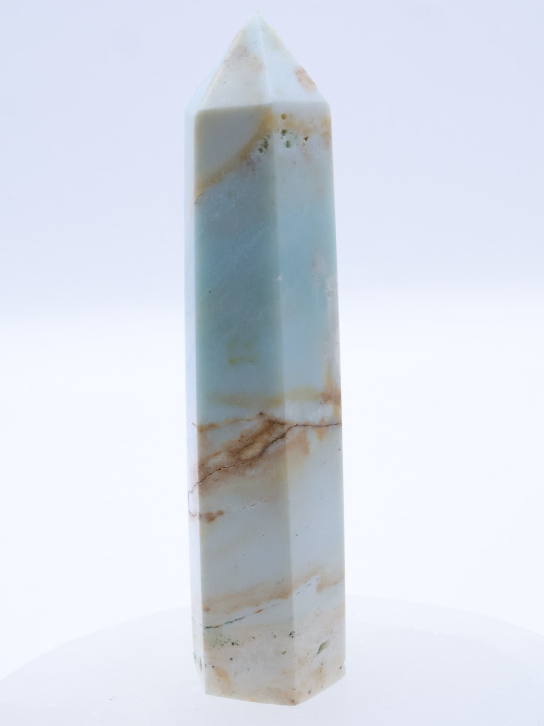 Sky Blue Quartz (Chalcedony) Crystal Point Small 65-100mm || Tower #4