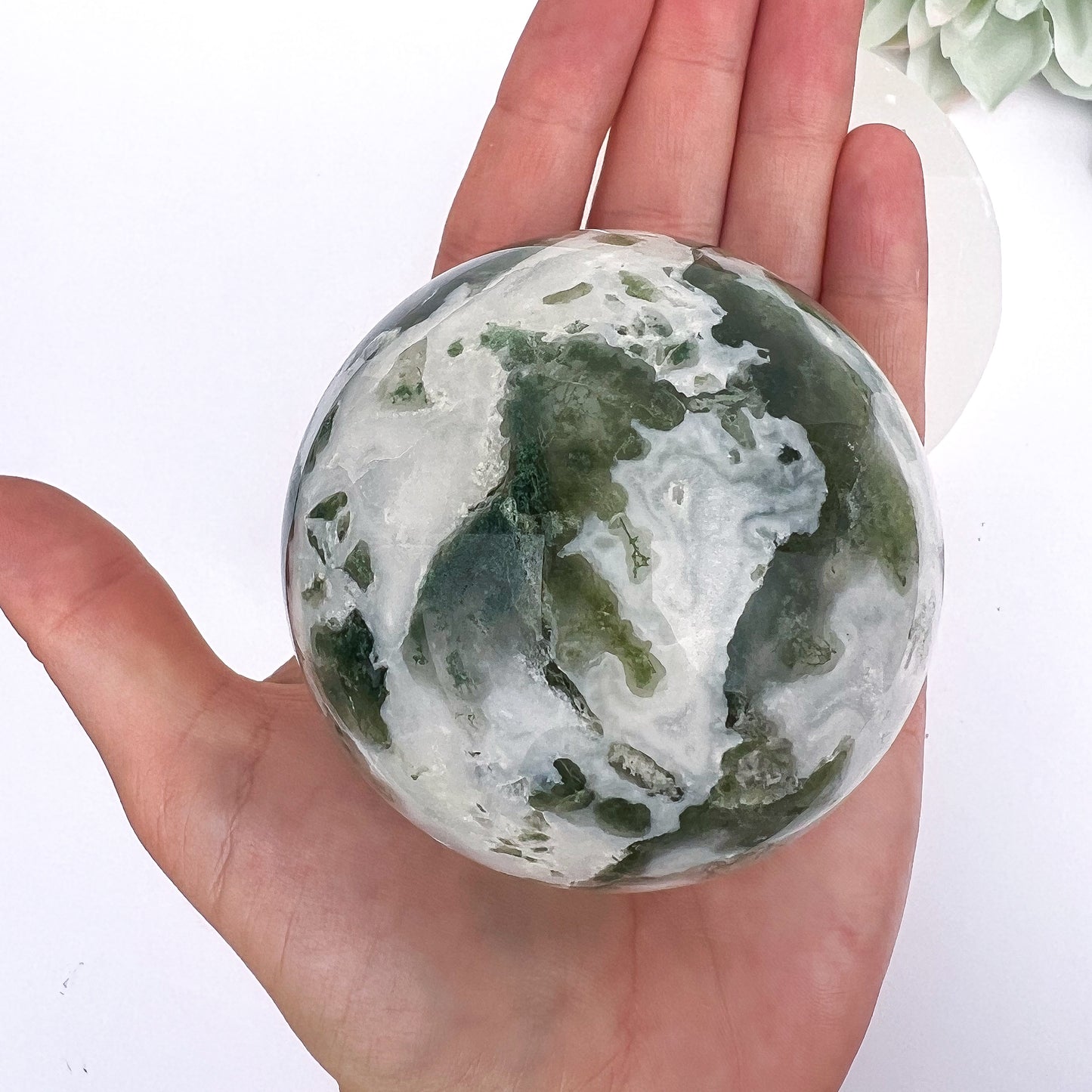Moss Agate Sphere