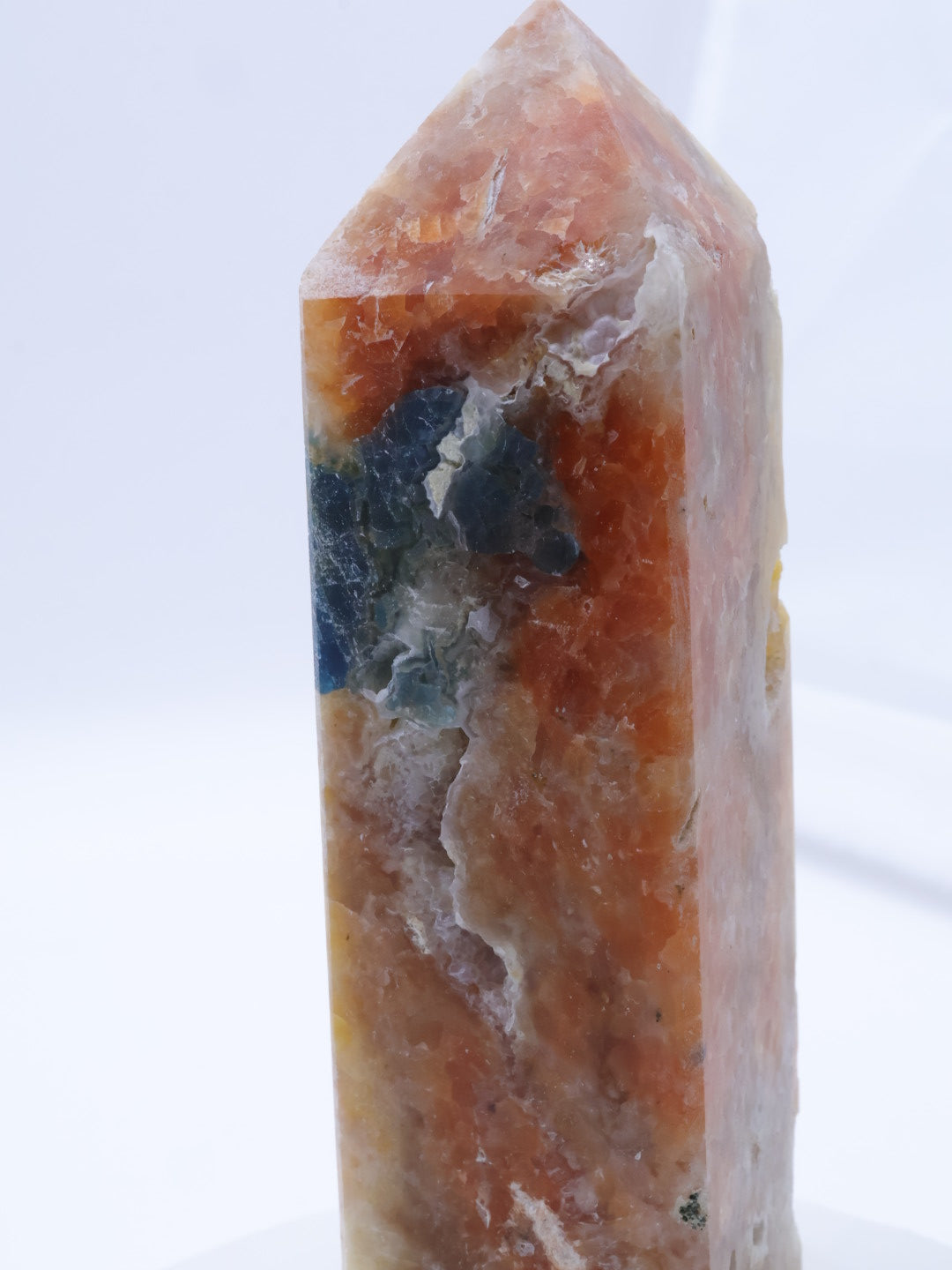 Orange Calcite/Apatite
Crystal Point Medium Size 90-140mm | #1
