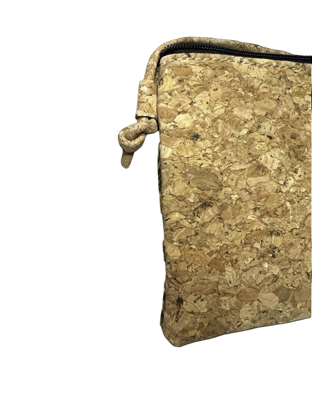 Vegan Eco Friendly Cork Crossbody, Tropical Casual Women’s Handbag With Strap