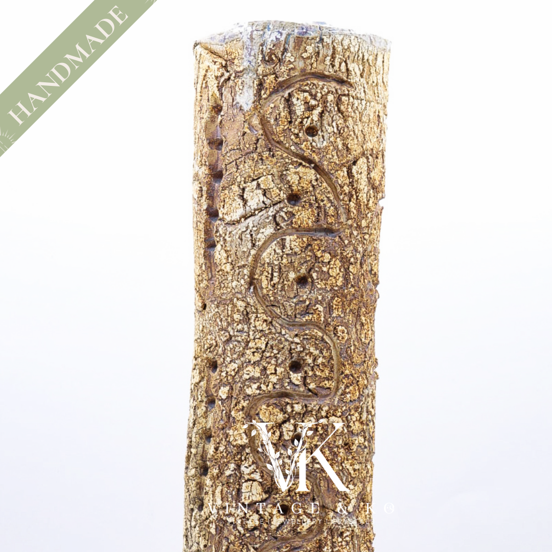 Handmade Studio Stoneware Vase | Iridescent Glazed 943g