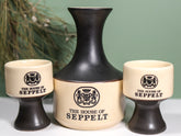Vintage Seppelt Ceramic Cup & Whiskey Decanter Set