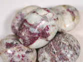 Madagascan Eudialyte Palm Stone Lightly Polished| Intuitively Chosen