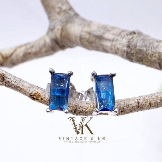 Rectangle Studs | .925 Sterling Silver