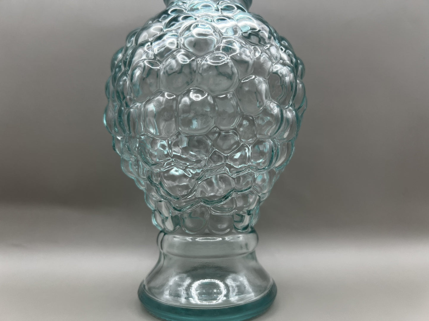 Vintage Wine Decanter by Vetreria Etrusca, Italian Glassware Bottle with Stopper