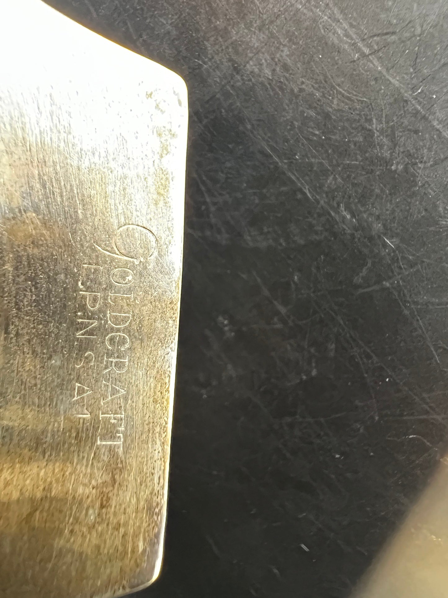 Vintage Goldcraft Aluminium Handled Bread Basket – Mid - Century