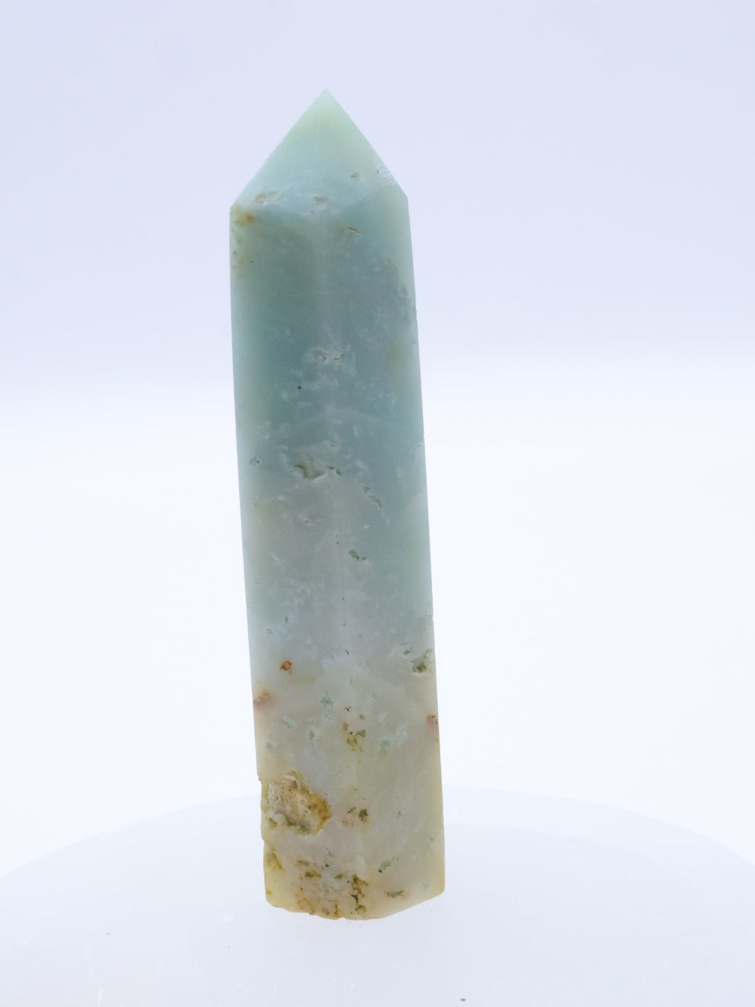 Sky Blue Quartz (Chalcedony) Crystal Point Small 65-100mm | #2