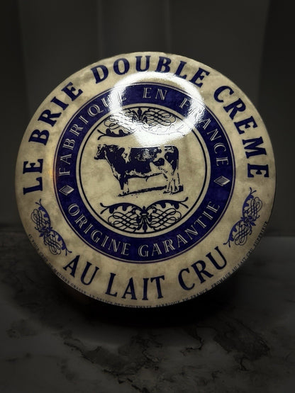 Gourmet Fine China Cheese Dish, French Country Ceramic Cheese Baker with Lid