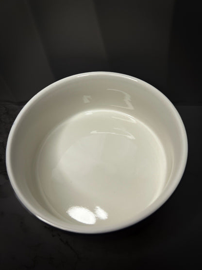 Gourmet Fine China Cheese Dish, French Country Ceramic Cheese Baker with Lid