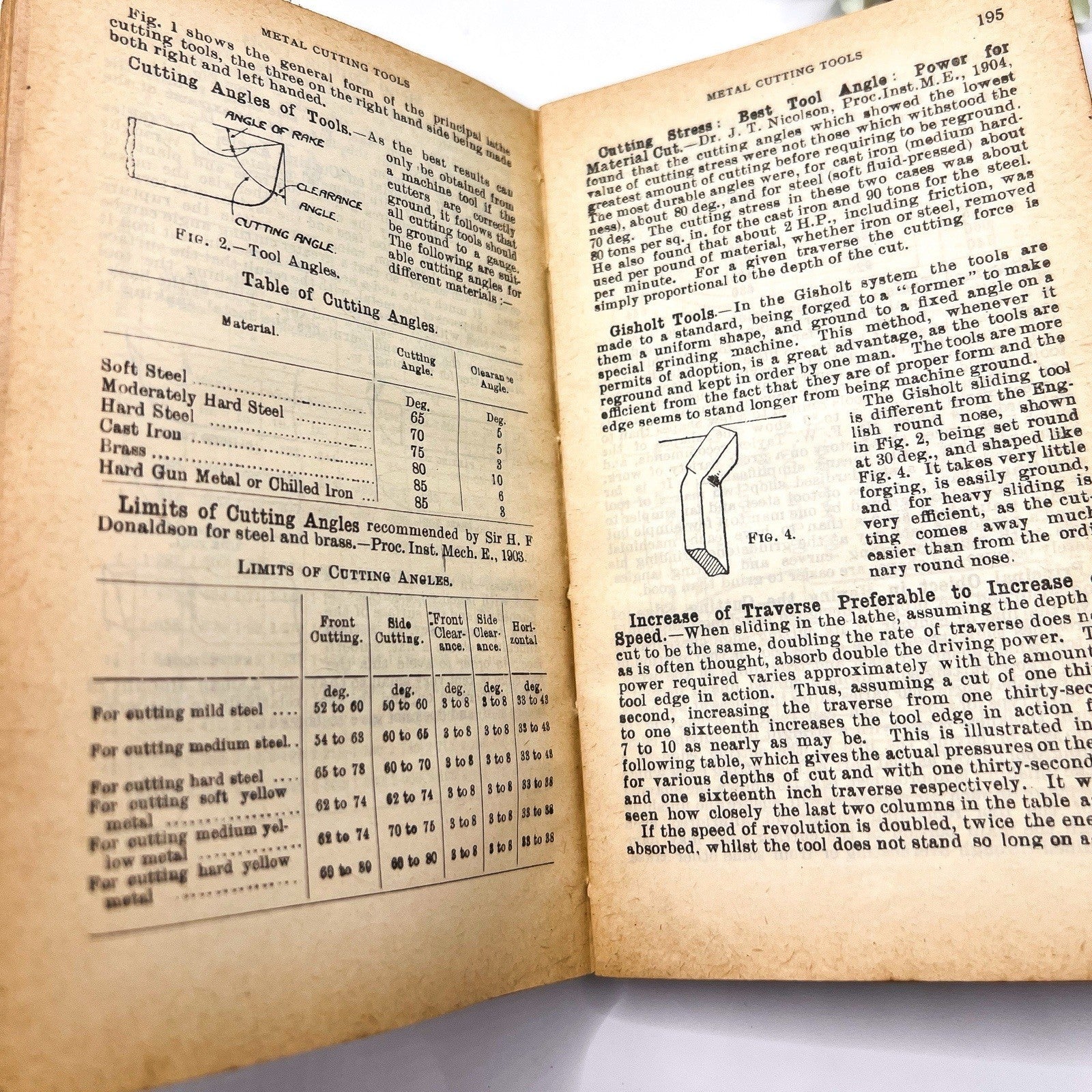 1963 Vintage Fowler's Mechanics And Machinists Pocket Book