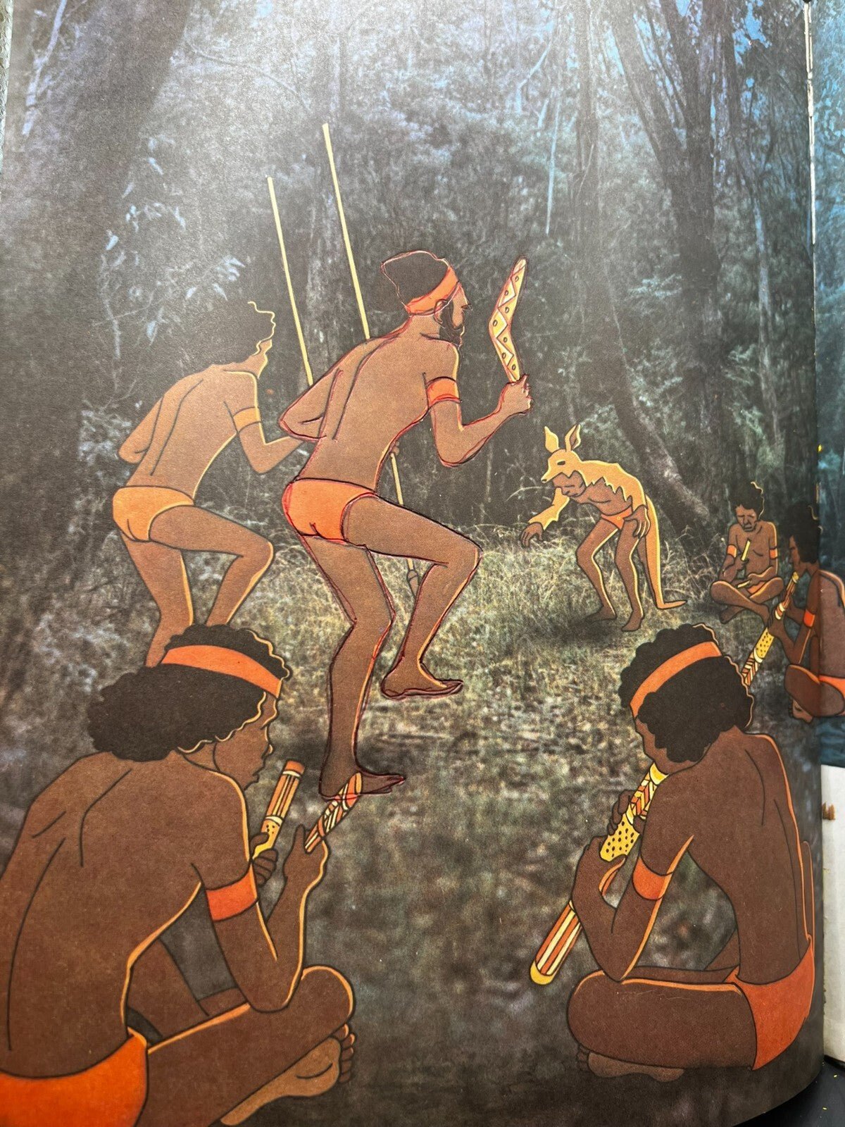 1977 Australian Children's Book Kangaroo Vintage Inscribed 1987 Rare Collectible