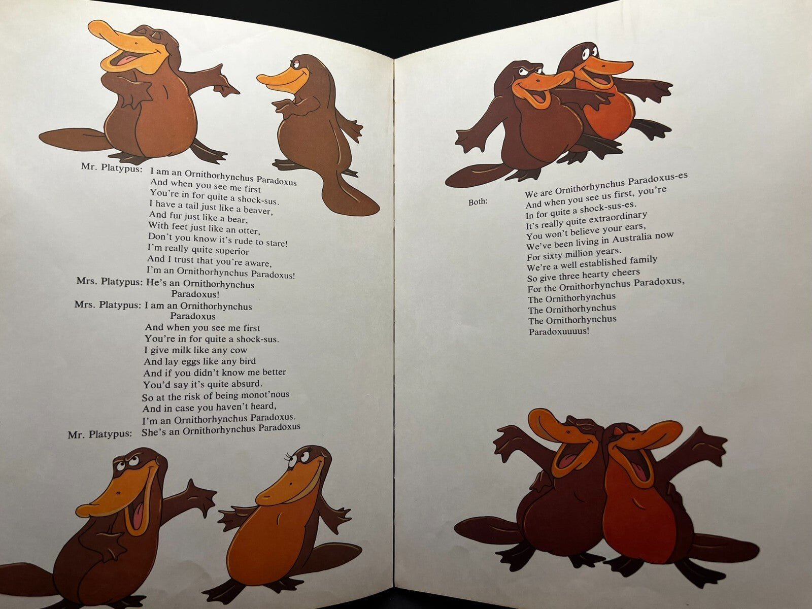 1977 Australian Children's Book Kangaroo Vintage Inscribed 1987 Rare Collectible