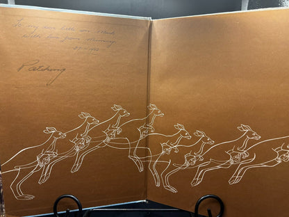 1977 Australian Children's Book Kangaroo Vintage Inscribed 1987 Rare Collectible