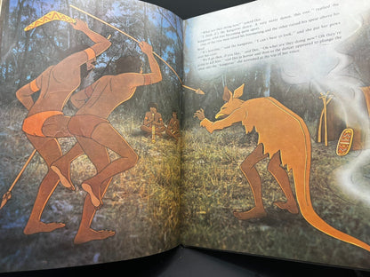1977 Australian Children's Book Kangaroo Vintage Inscribed 1987 Rare Collectible