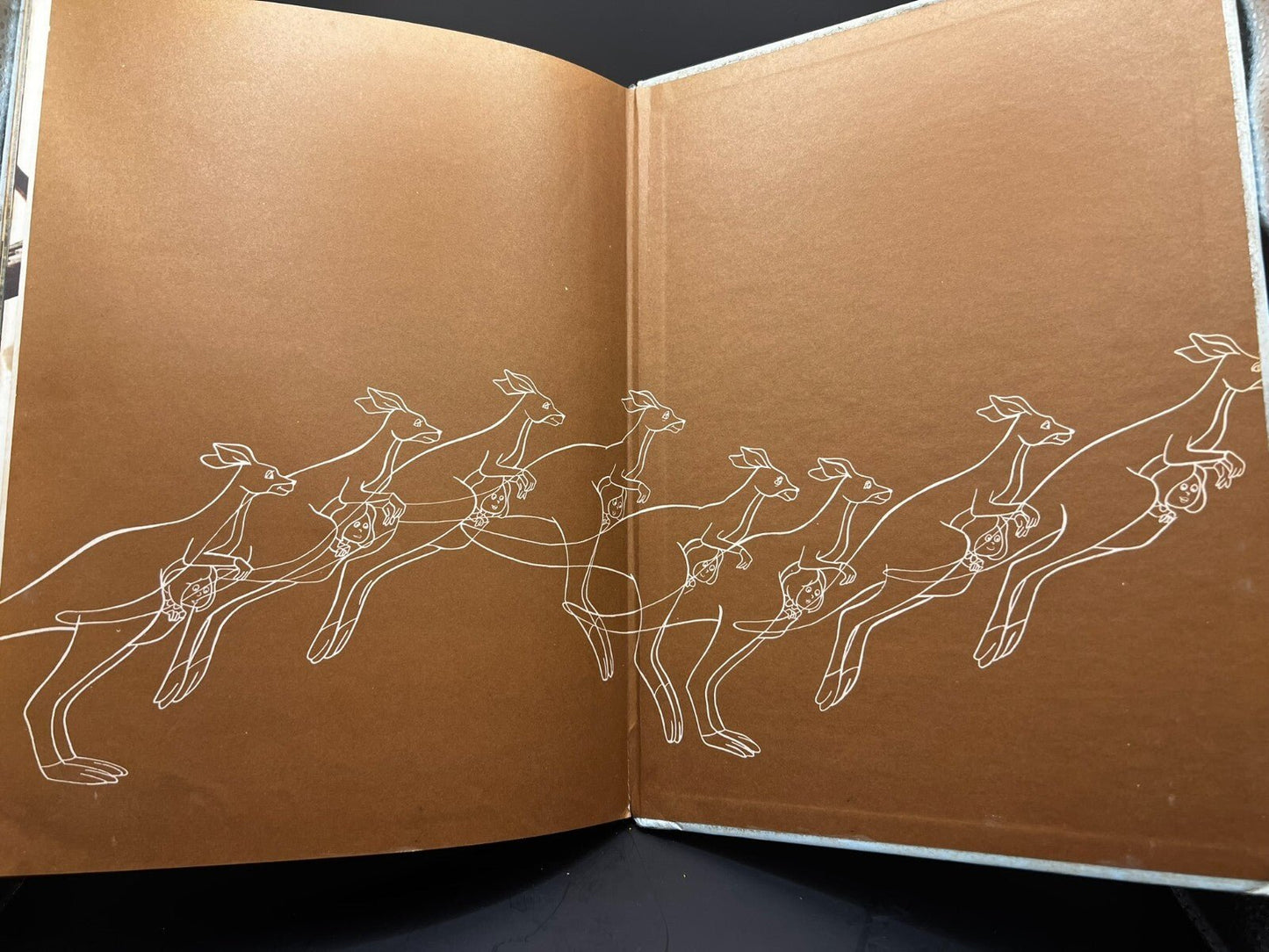 1977 Australian Children's Book Kangaroo Vintage Inscribed 1987 Rare Collectible