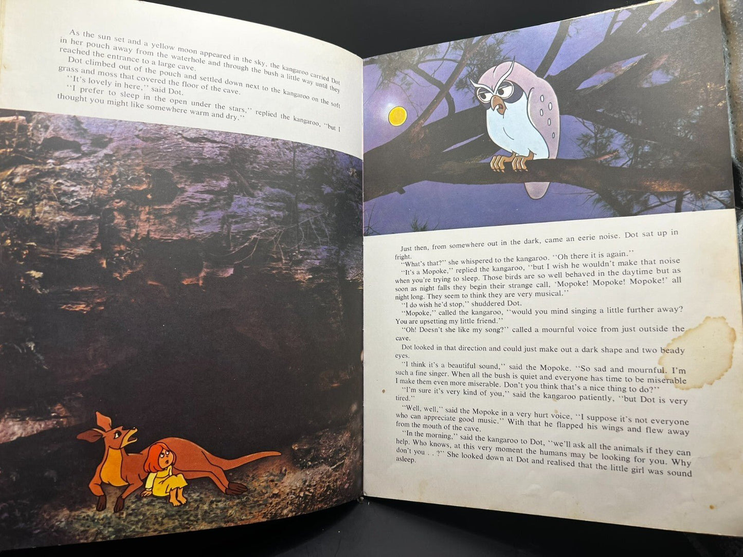 1977 Australian Children's Book Kangaroo Vintage Inscribed 1987 Rare Collectible