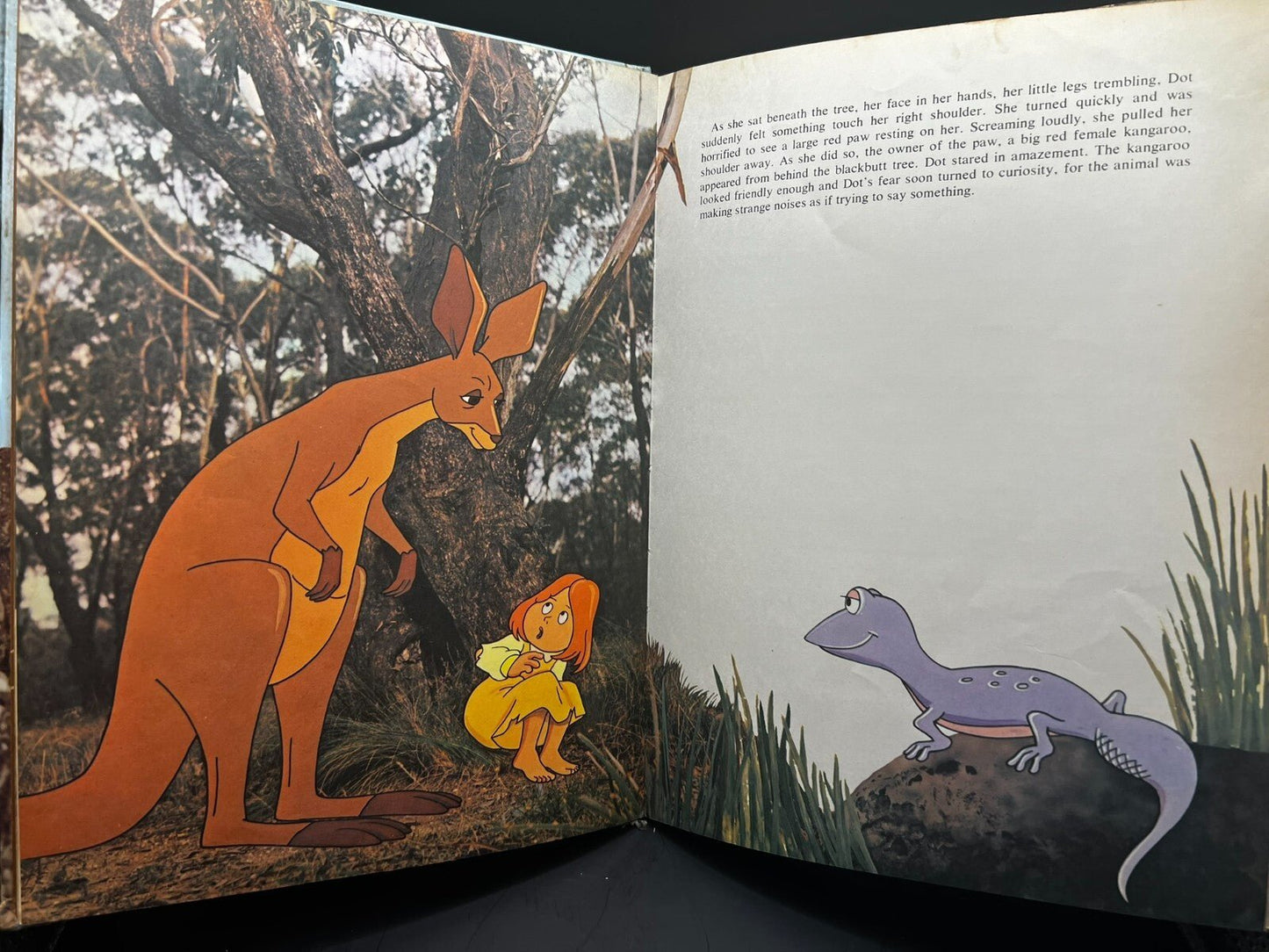 1977 Australian Children's Book Kangaroo Vintage Inscribed 1987 Rare Collectible