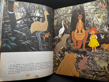 1977 Australian Children's Book Kangaroo Vintage Inscribed 1987 Rare Collectible