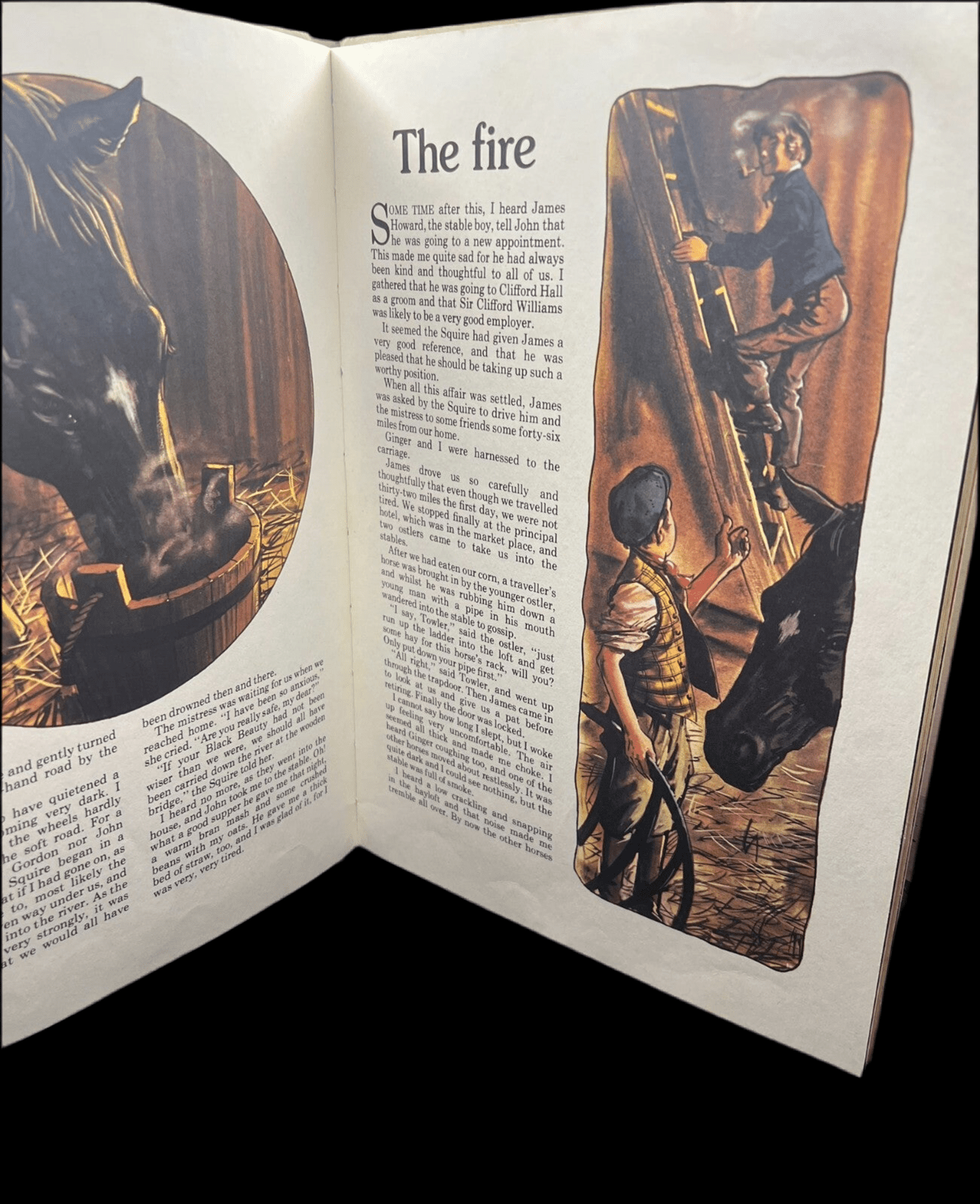 1978 Purnell Colour Classics Black Beauty by Anna Sewell, Vintage Horse Book