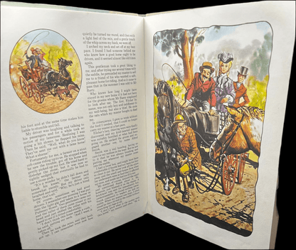 1978 Purnell Colour Classics Black Beauty by Anna Sewell, Vintage Horse Book