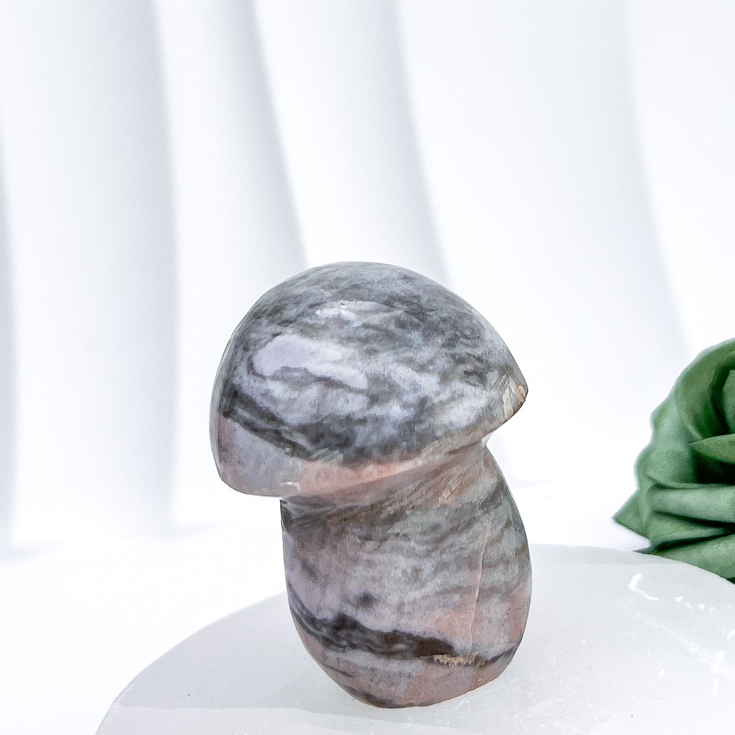 Jasper Mushroom Carving #1 | 6.5cm x 140g