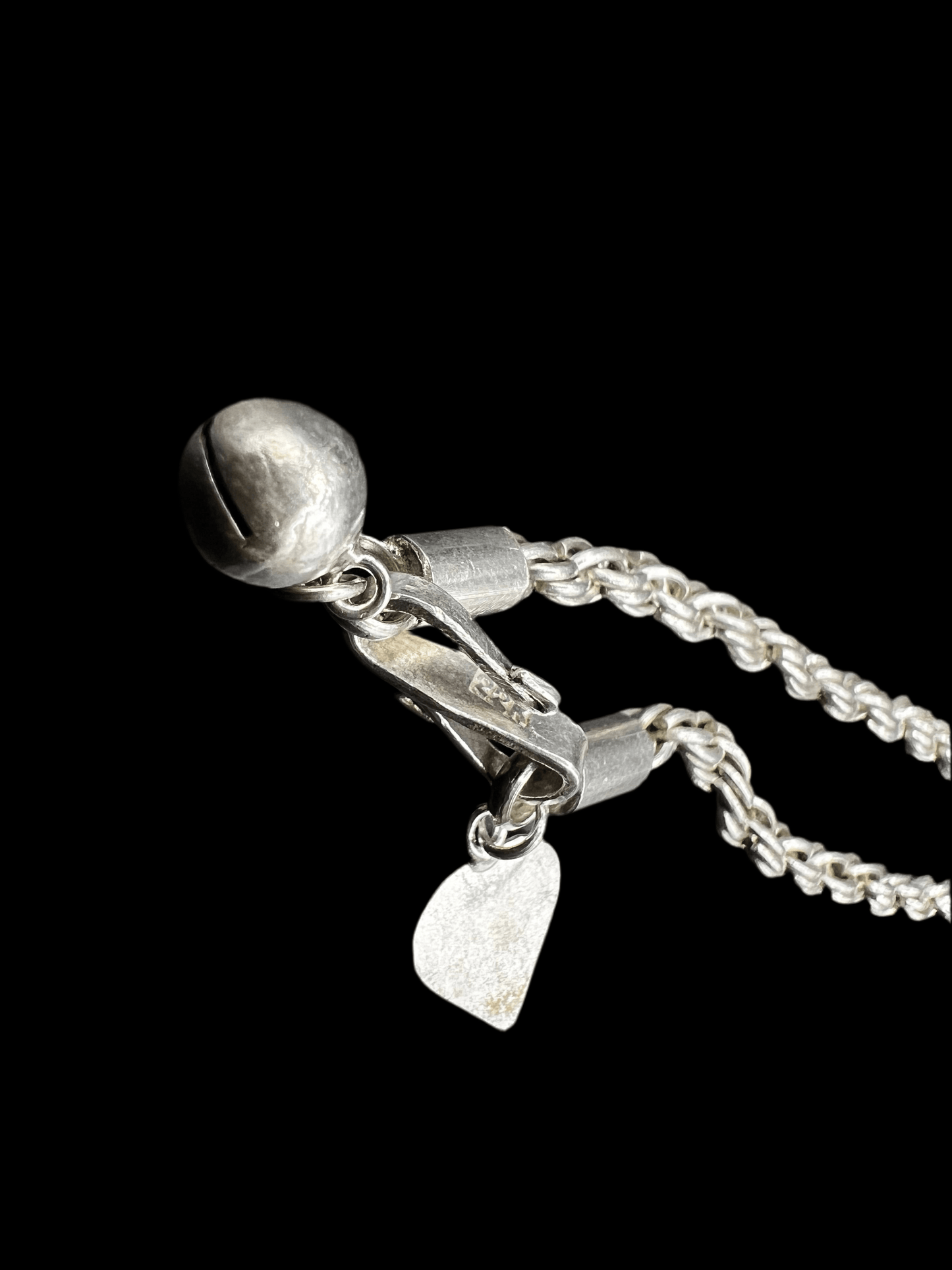 22k Stamped Silver Twisted Rope Bracelet