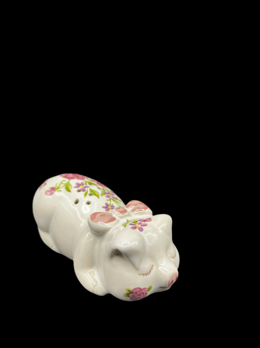 1987 Herbs and Spice Holder, Vintage Animal Trinket, Ceramic Air freshener