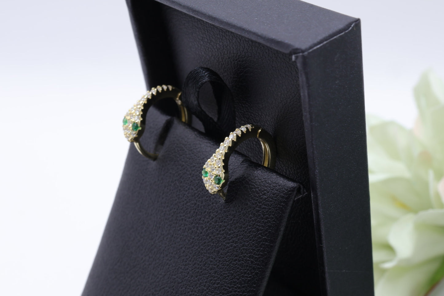 Snake Huggie Earrings | .925 Sterling Silver