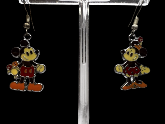 Mickey & Minnie Mouse and Daisy Duck Earring Bundle, Dangle Fashion Jewellery
