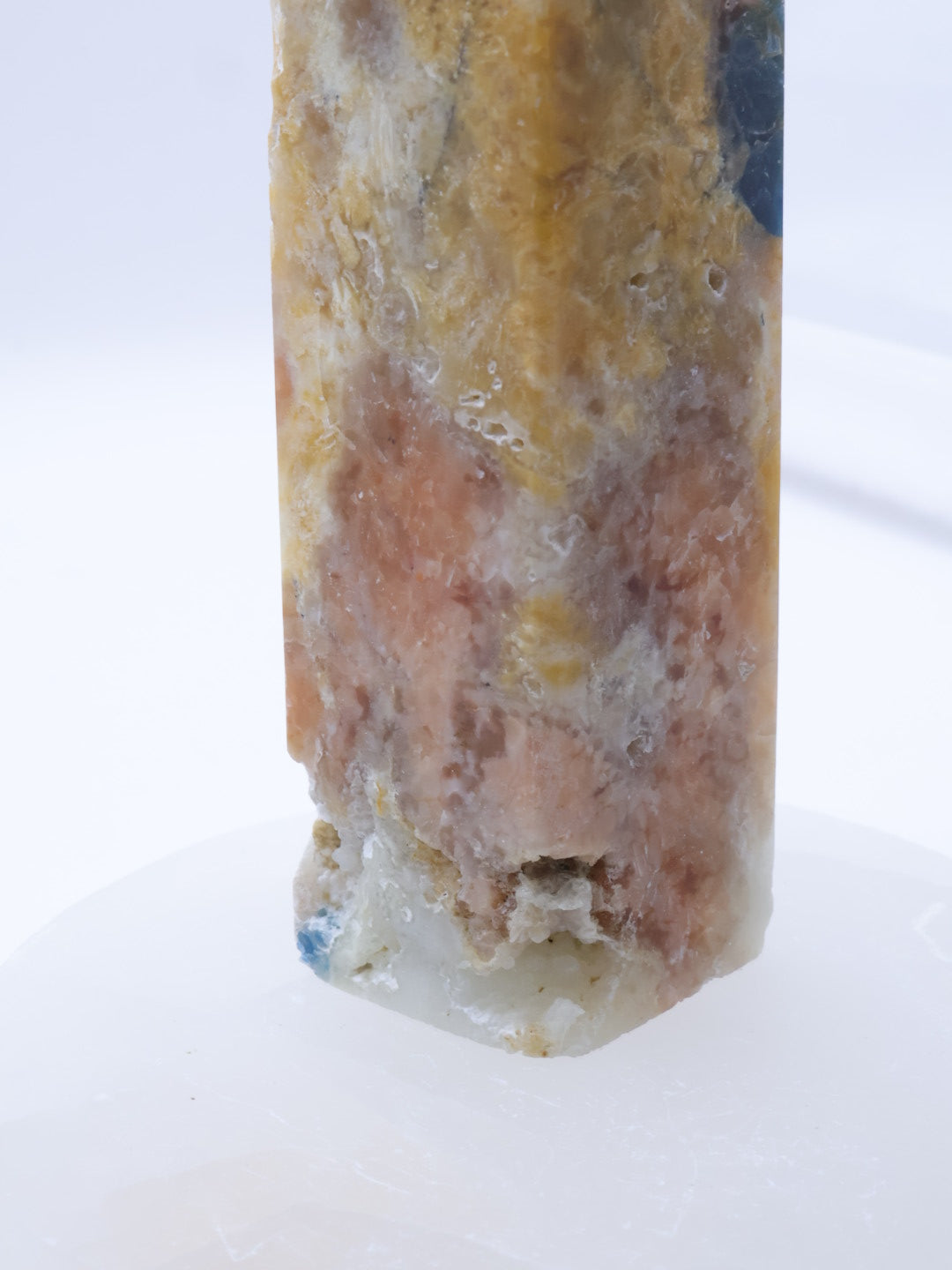 Orange Calcite/Apatite 
Crystal Point Medium Size 90-140mm | #1