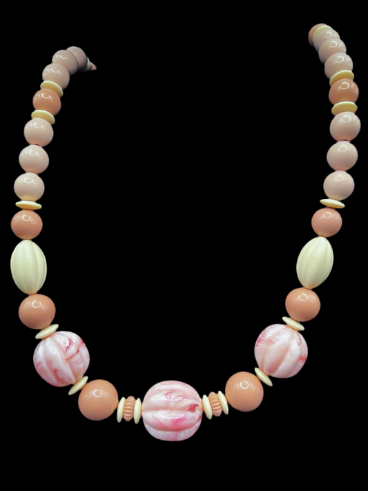 1980’s Pink Avon Spring Burst Vintage Costume Jewellery Necklace