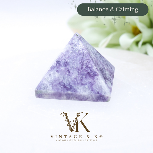 Small Lepidolite Pyramid | 1.5cm