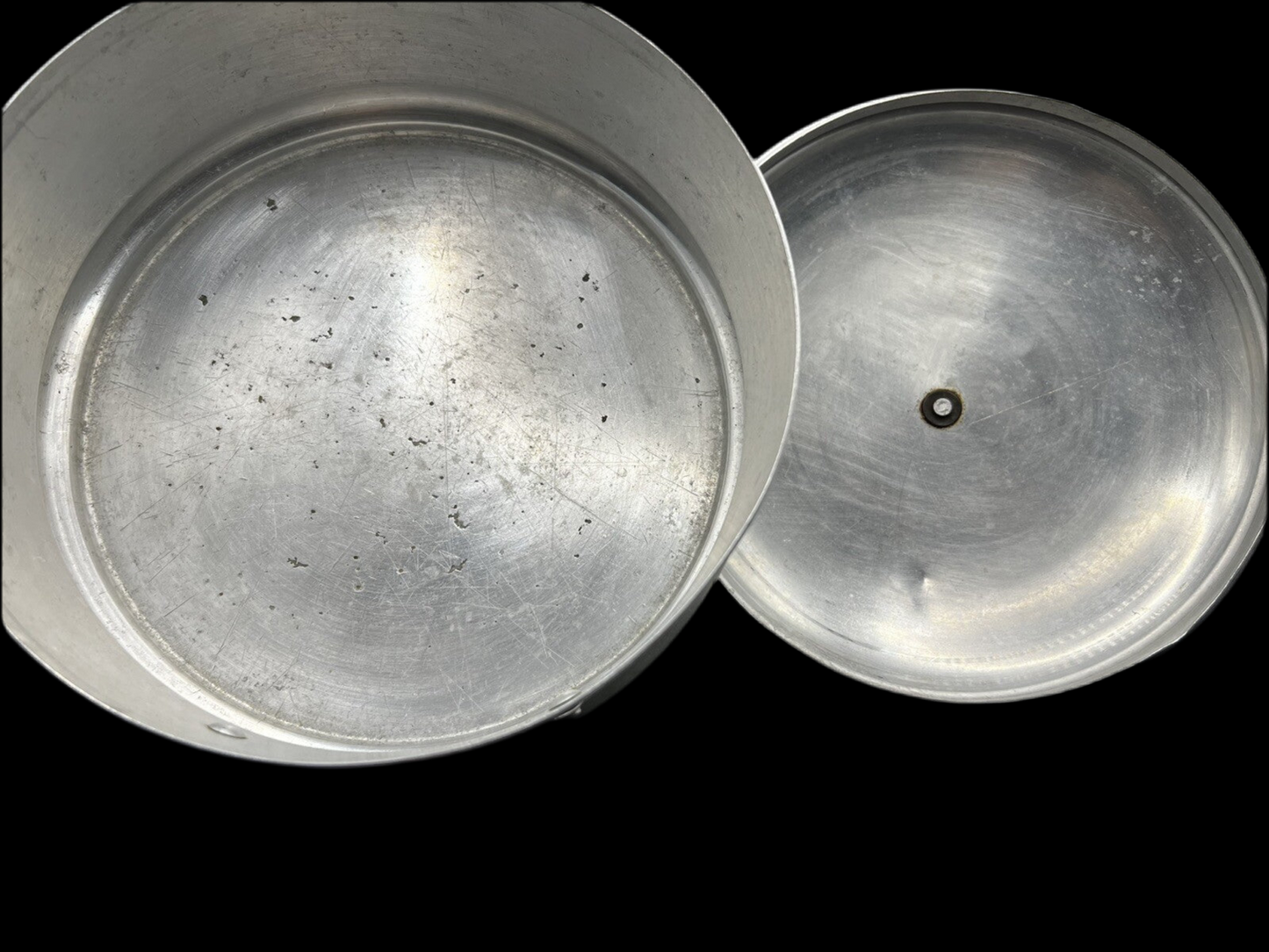 Vintage Sunray 3-Tier Aluminum Cake, Biscuit, and Pastry Storage Tins