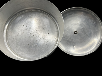 Vintage Sunray 3-Tier Aluminum Cake, Biscuit, and Pastry Storage Tins