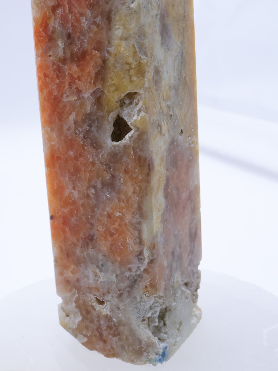 Orange Calcite/Apatite  Crystal Point Medium Size 90-140mm |  #2