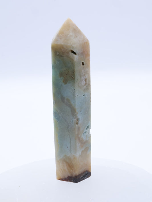 Sky Blue Quartz (Chalcedony) Crystal Point Small 65-100mm | #3