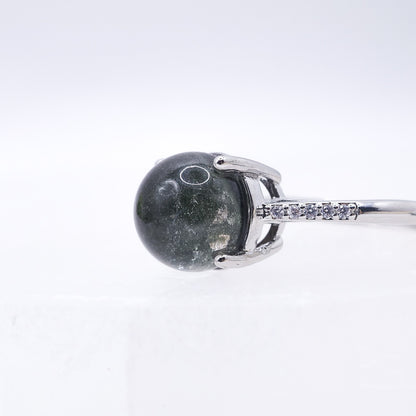 Garden Quartz Adjustable Ring