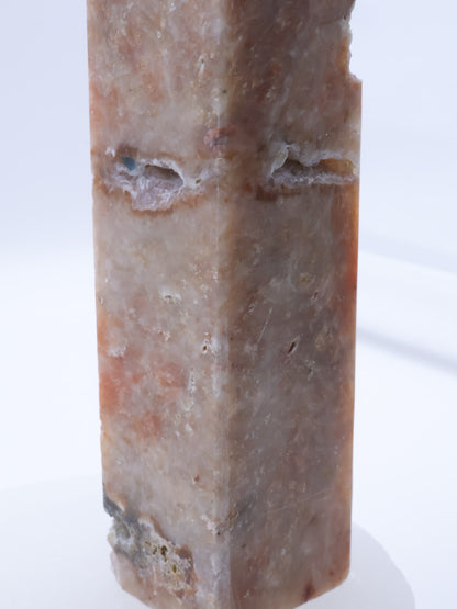 Orange Calcite/Apatite 
Crystal Point Medium Size 90-140mm | #1