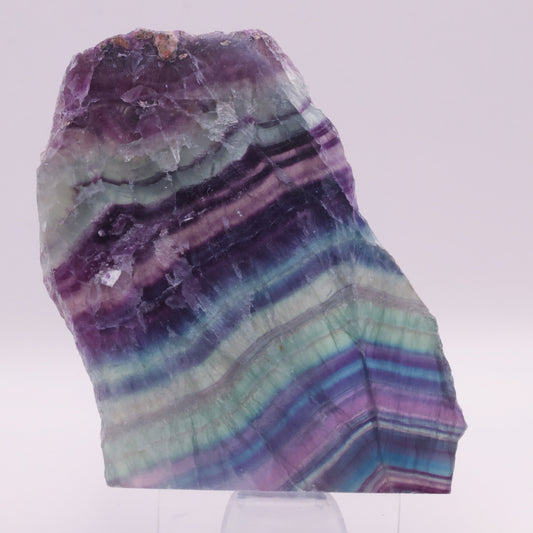Rainbow Fluorite Slice Medium Size || #1
